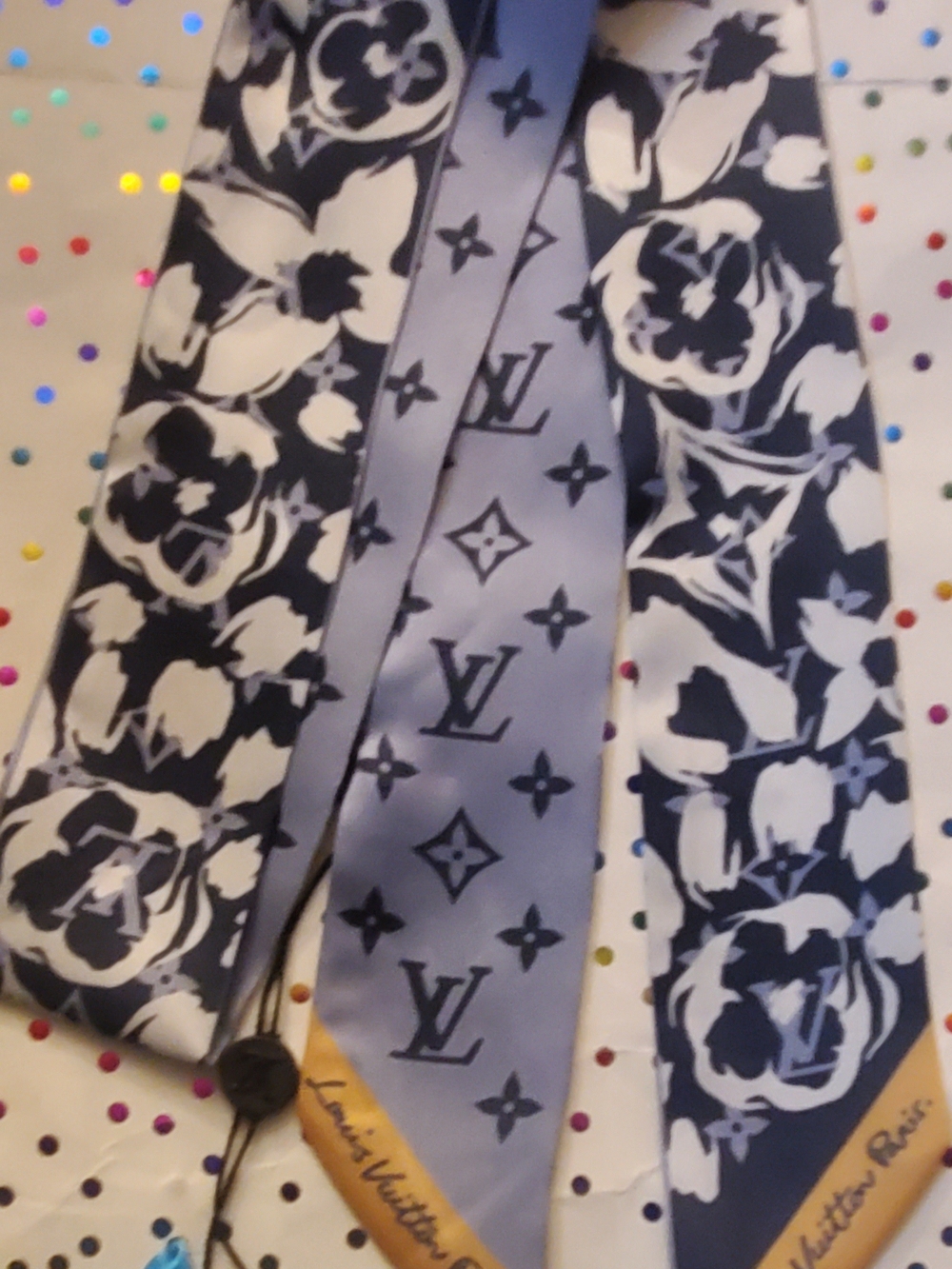 100% Silk SKINNY Bag Twilly, Scarf,Hairtie